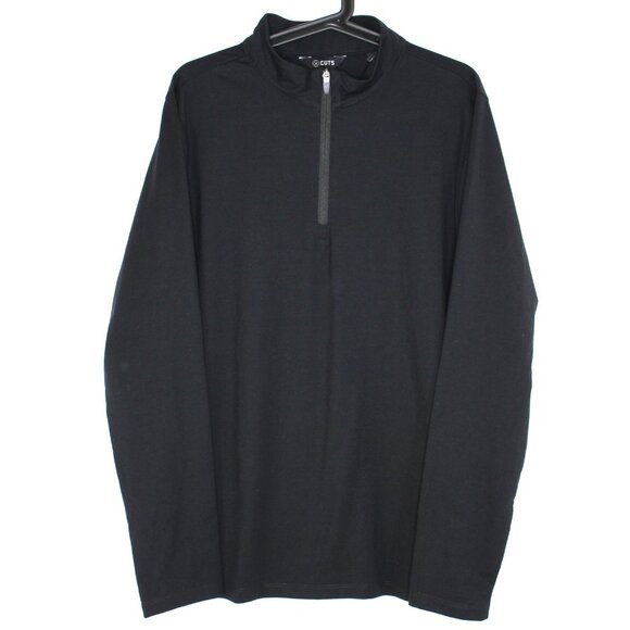 Cuts XCuts Mens Large Coz Fleece 1/4 Zip Sweater N1328 - Picture 1 of 6